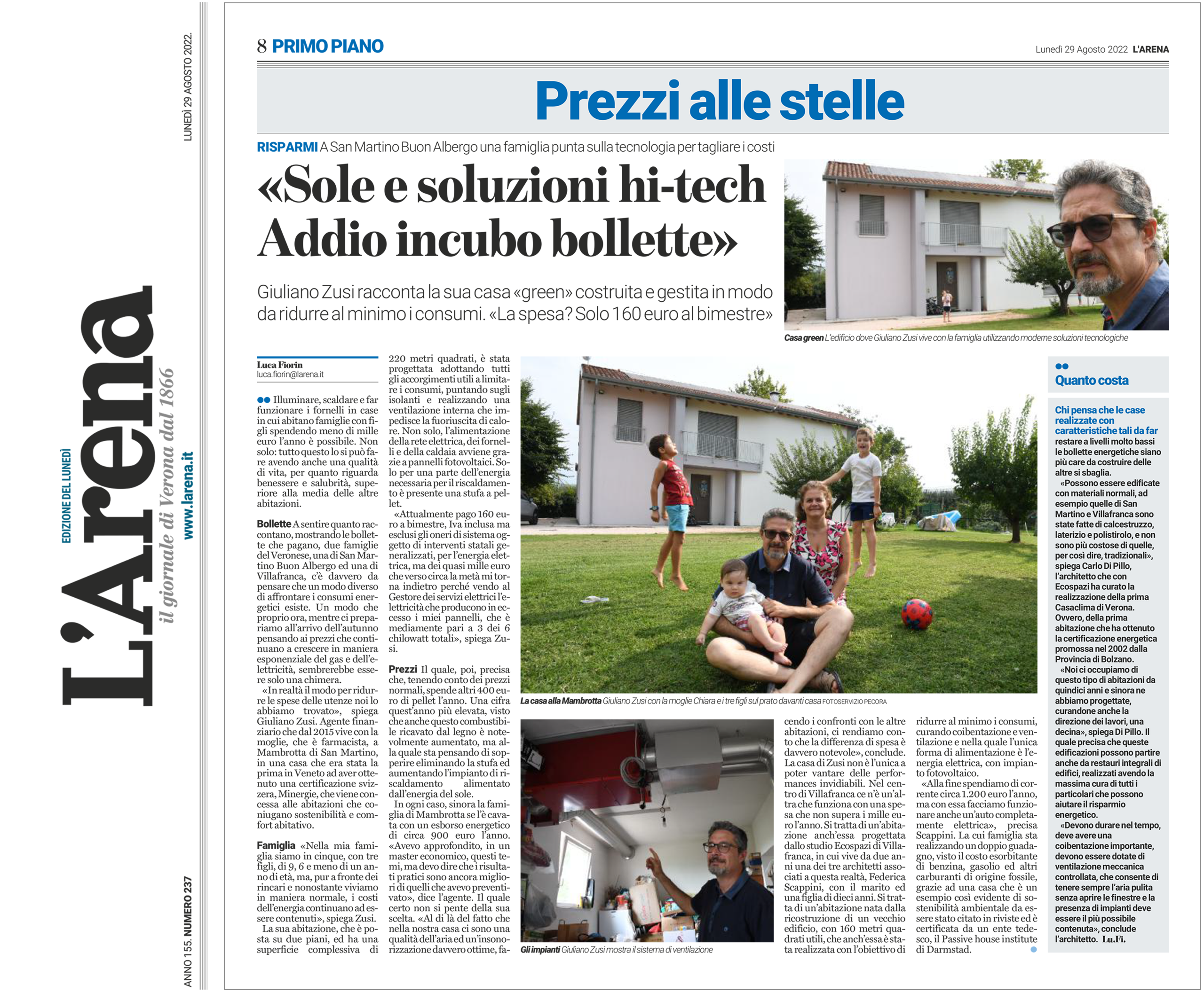 “L’Arena” racconta…